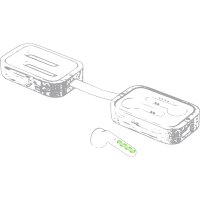 Area marcaje En el auricular izquierdo