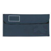 Area marcaje Funda porta documentos - Esquina superior izquierda