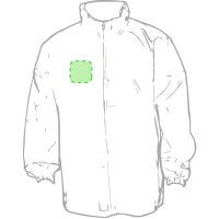 Area marcaje En el pecho izquierda tipo bolsillo