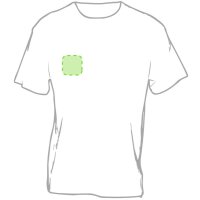 Area marcaje En la manga izquierda