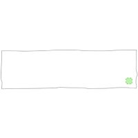 Area marcaje En una esquina de la toalla