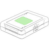 Area marcaje Caja de presentación