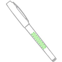 Area marcaje En el bolígrafo, en la caña cara B