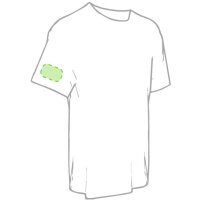 Area marcaje En la manga derecha