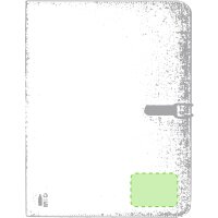 Area marcaje En la portada esquina inferior derecha