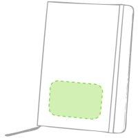Area marcaje En la portada de la libreta