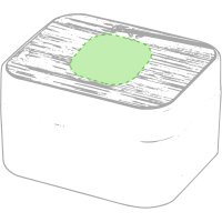 Area marcaje En la tapa