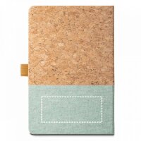 Area marcaje Bloc de notas - bottom back