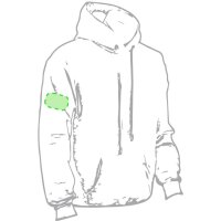 Area marcaje En la manga derecha