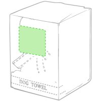 Area marcaje En el frente de la caja