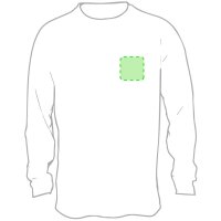 Area marcaje En la manga izquierda