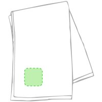 Area marcaje En una esquina de la manta