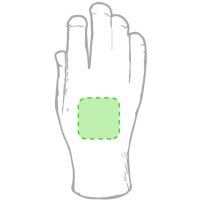 Area marcaje En la parte superior