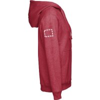 Area marcaje Chaqueta con capucha - Manga