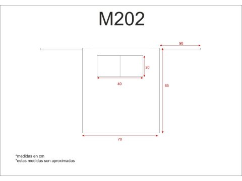 Tabla medidas del producto 81342