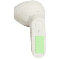 Area marcaje En el auricular izquierdo