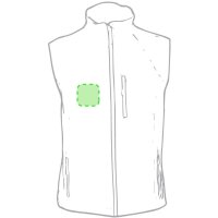 Area marcaje En el pecho derecha tipo bolsillo