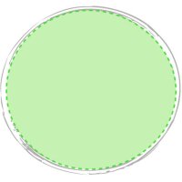 Area marcaje En el pin circular