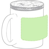 Area marcaje Alrededor de la taza