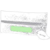 Area marcaje En la cara que lleva la cremallera