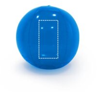Area marcaje Pelota inflable - Posterior
