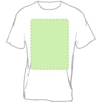 Area marcaje En la espalda