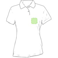 Area marcaje En el pecho izquierda tipo bolsillo