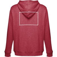 Area marcaje Chaqueta con capucha - Espalda
