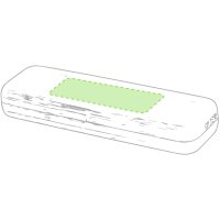 Area marcaje En el estuche de presentación