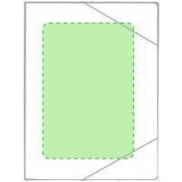 Area marcaje En la portada centrado