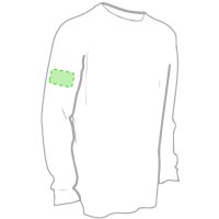 Area marcaje En la manga izquierda