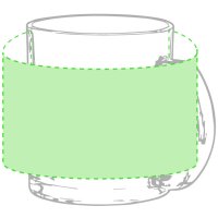 Area marcaje Alrededor de la taza