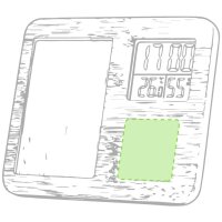 Area marcaje Debajo de la pantalla