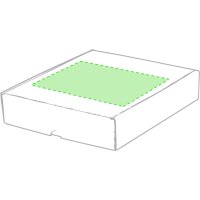 Area marcaje En la cubierta del estuche