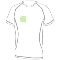 Area marcaje En el pecho derecha tipo bolsillo