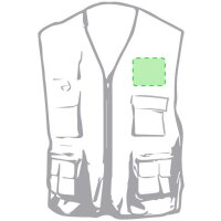 Area marcaje En el lado izquierdo del pecho