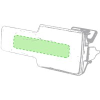 Area marcaje En la parte frontal