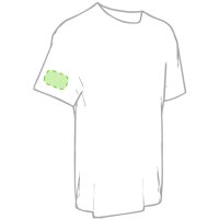 Area marcaje En la manga derecha