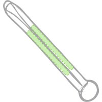 Area marcaje Cara 1 (en las 2 tiras)