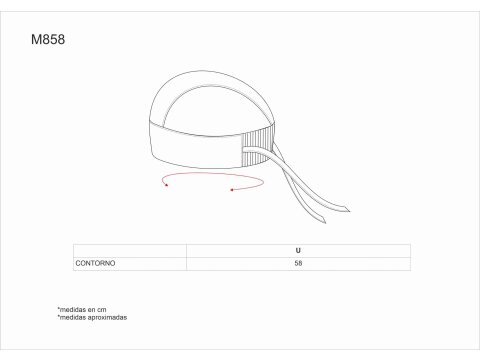 Tabla medidas del producto 83100