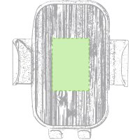 Area marcaje En el frontal del soporte