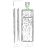 Area marcaje En la tabla de cortar