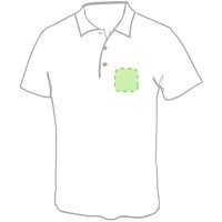 Area marcaje En el pecho derecha tipo bolsilllo