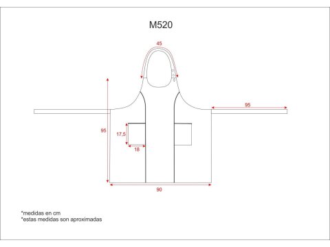 Tabla medidas del producto 81373