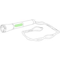 Area marcaje En el cuerpo cilíndrico gris