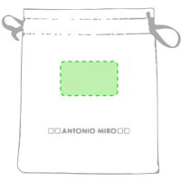 Area marcaje En la bolsa de presentación