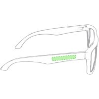 Area marcaje En la patilla izquierda