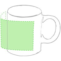 Area marcaje Alrededor de la taza