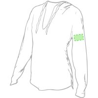 Area marcaje En el pecho tipo bolsillo (izquierda)