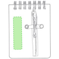 Area marcaje En la portada, parte izquierda